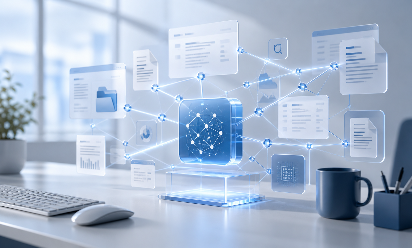 Vizualizare pentru analiză de documente și căutare enterprise asistate de AI