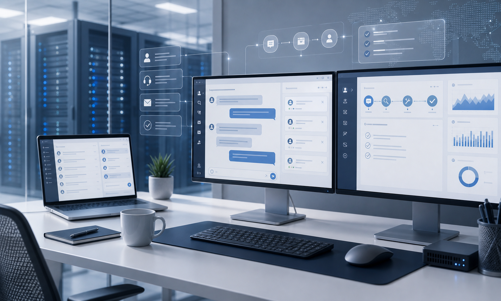 FlexPortals product support and customer service visual